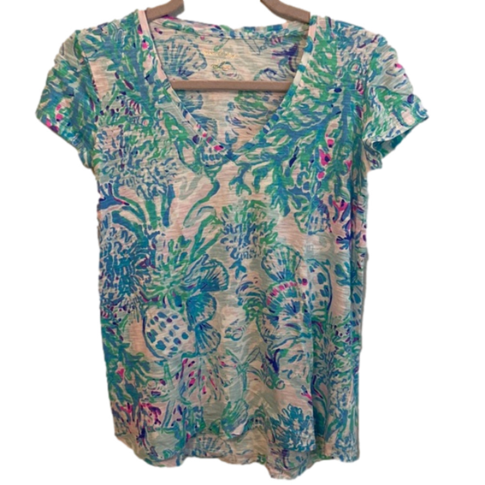 Lilly Pulitzer Etta Top Amethyst Tint Craysea
